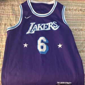 Nike Purple Lakers Kids Jersey